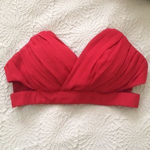 Sabo Skirt Red Boho Crop
